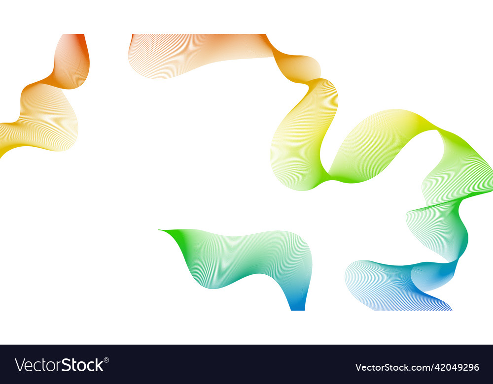 Abstract backdrop with wave gradient lines Vector Image Abstract backdrop with wave gradient lines