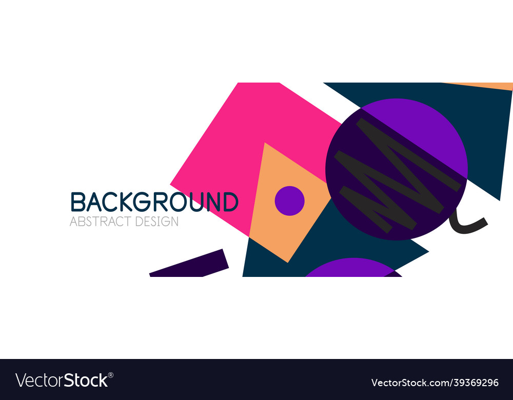Abstract background blocks lines triangles vector image Abstract background blocks lines triangles