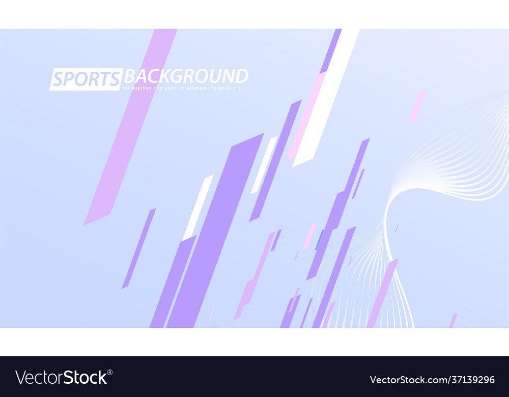 Abstract poster for sports