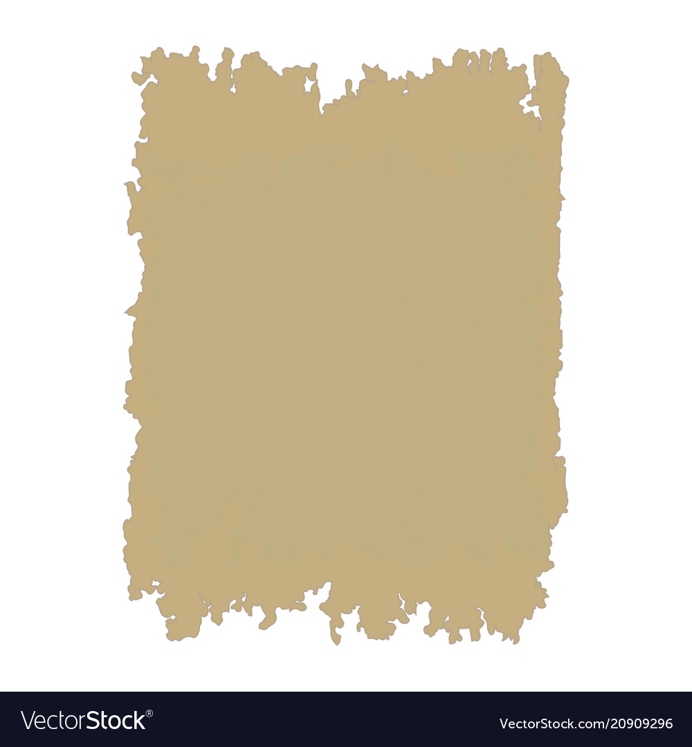 Ancient sheet of papyrus with space for text vector image Ancient sheet of papyrus with space for text