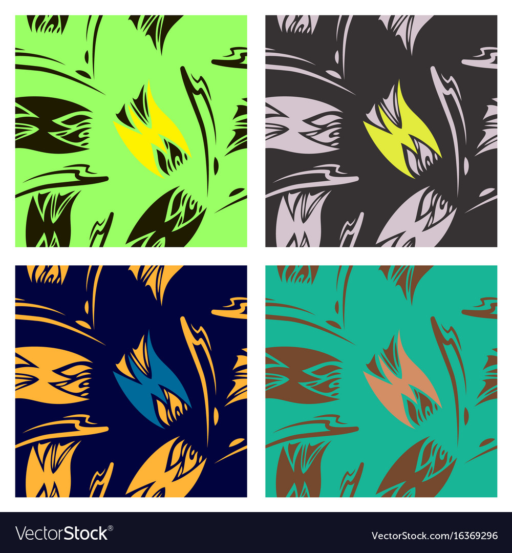 Assembly of patterns in striped style