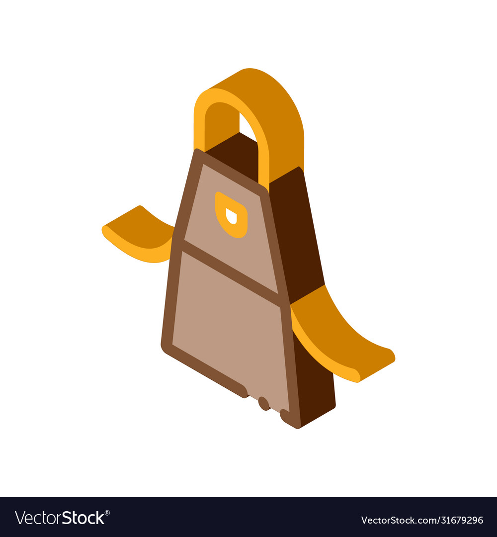 Clay modeling device isometric icon