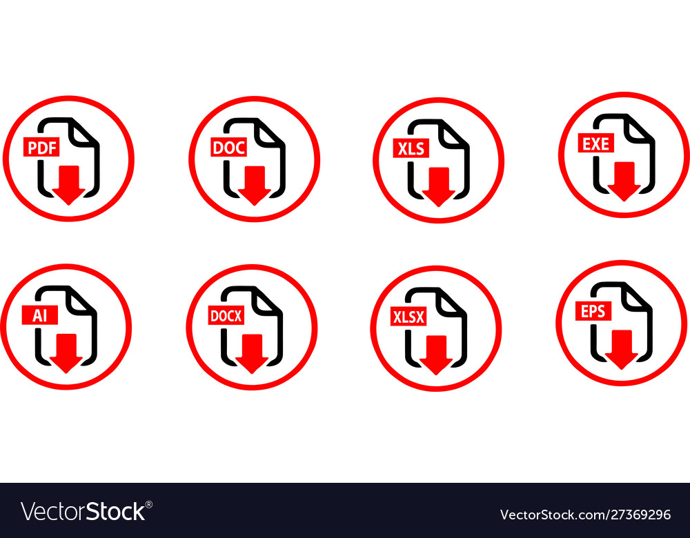 File Type Icons - Document Set