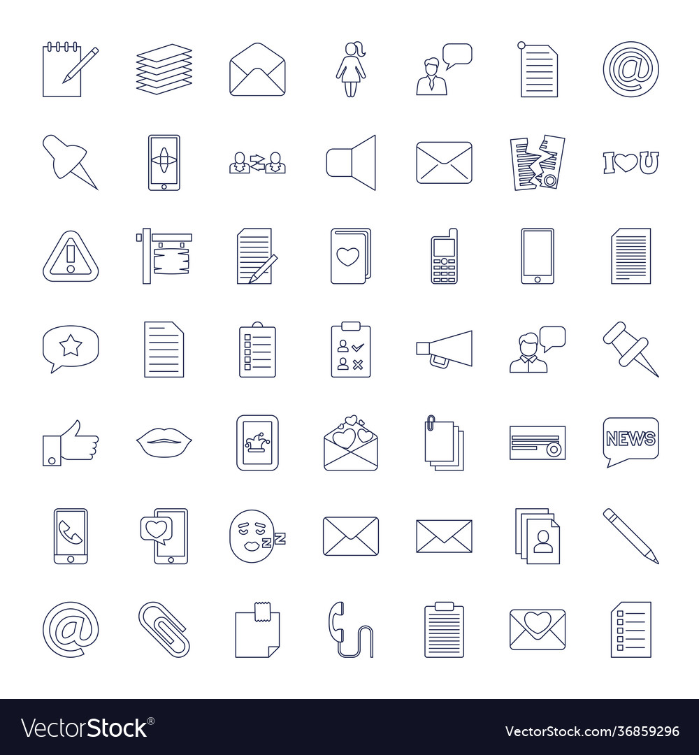 Message icons