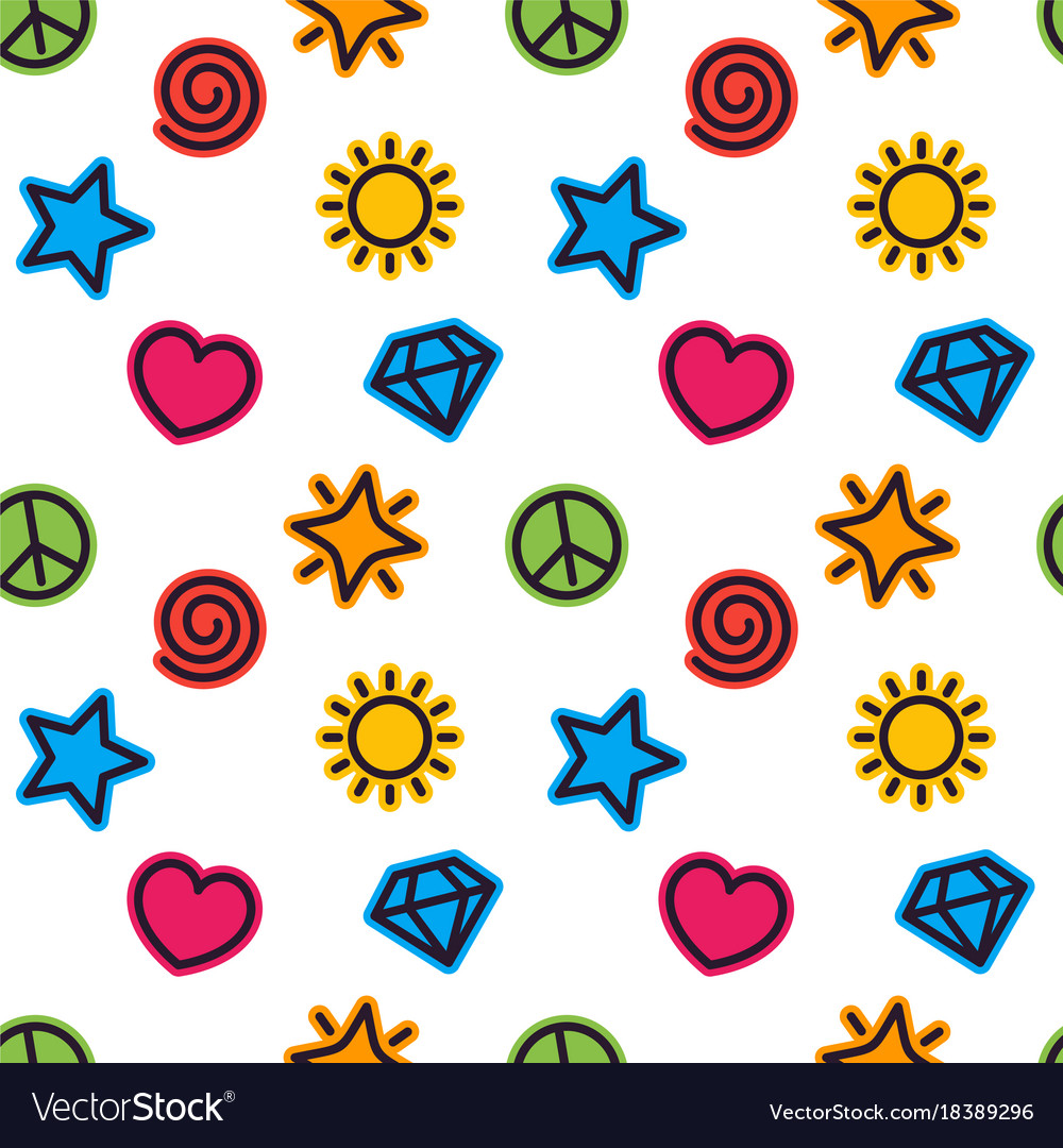Minimalistic pattern trendy seamless background