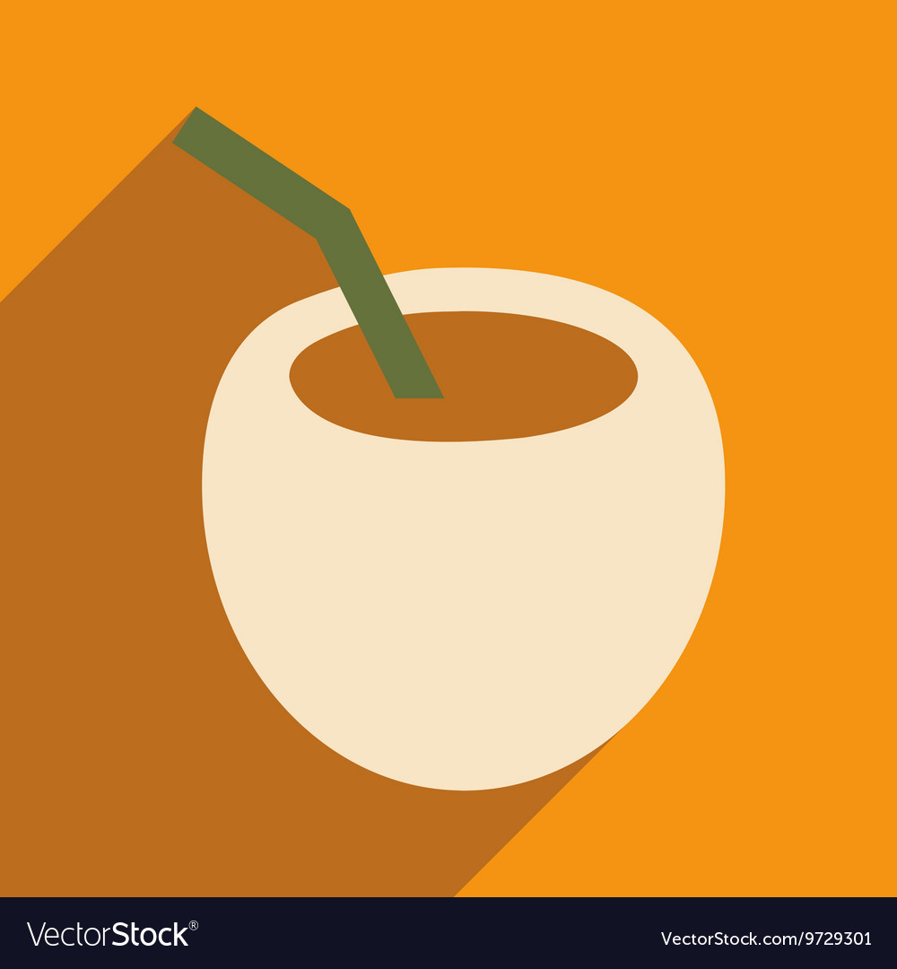 Flat with shadow icon and mobile application