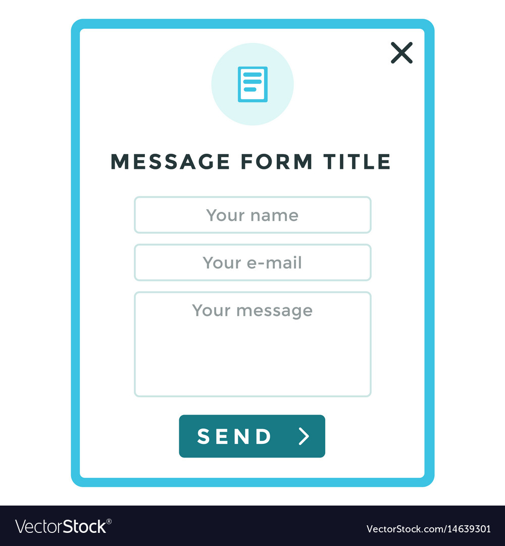 Minimalistic web feedback or contact form for site