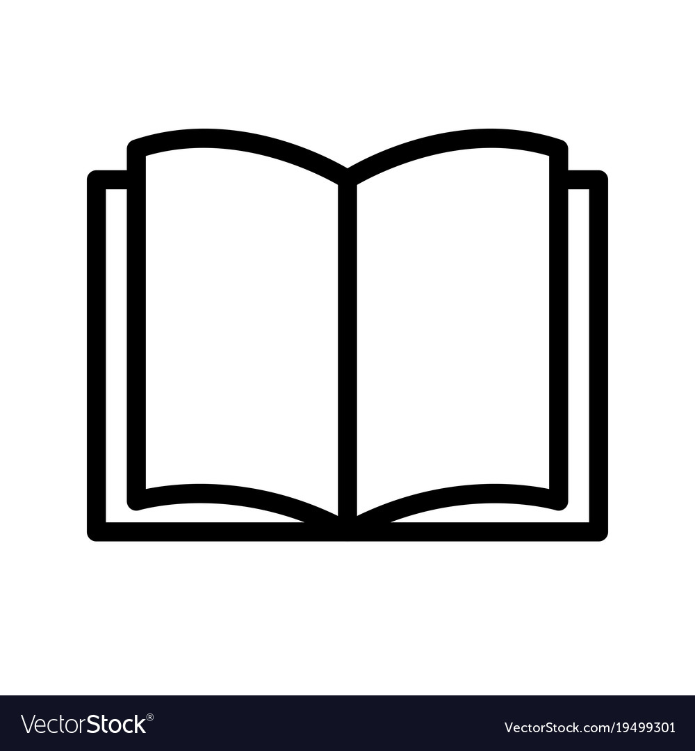 Download Open book icon Royalty Free Vector Image - VectorStock