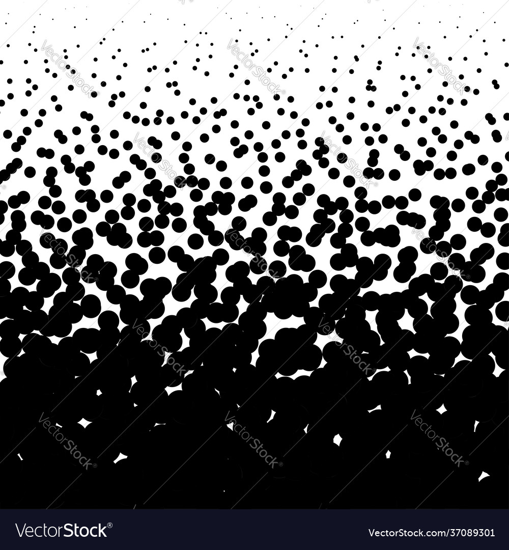 Random dots circles halftone pattern pointillist vector image Random dots circles halftone pattern pointillist