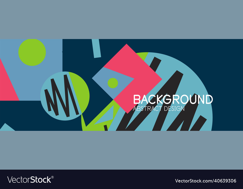 Abstract background with blocks lines geometric vector image Abstract background with blocks lines geometric