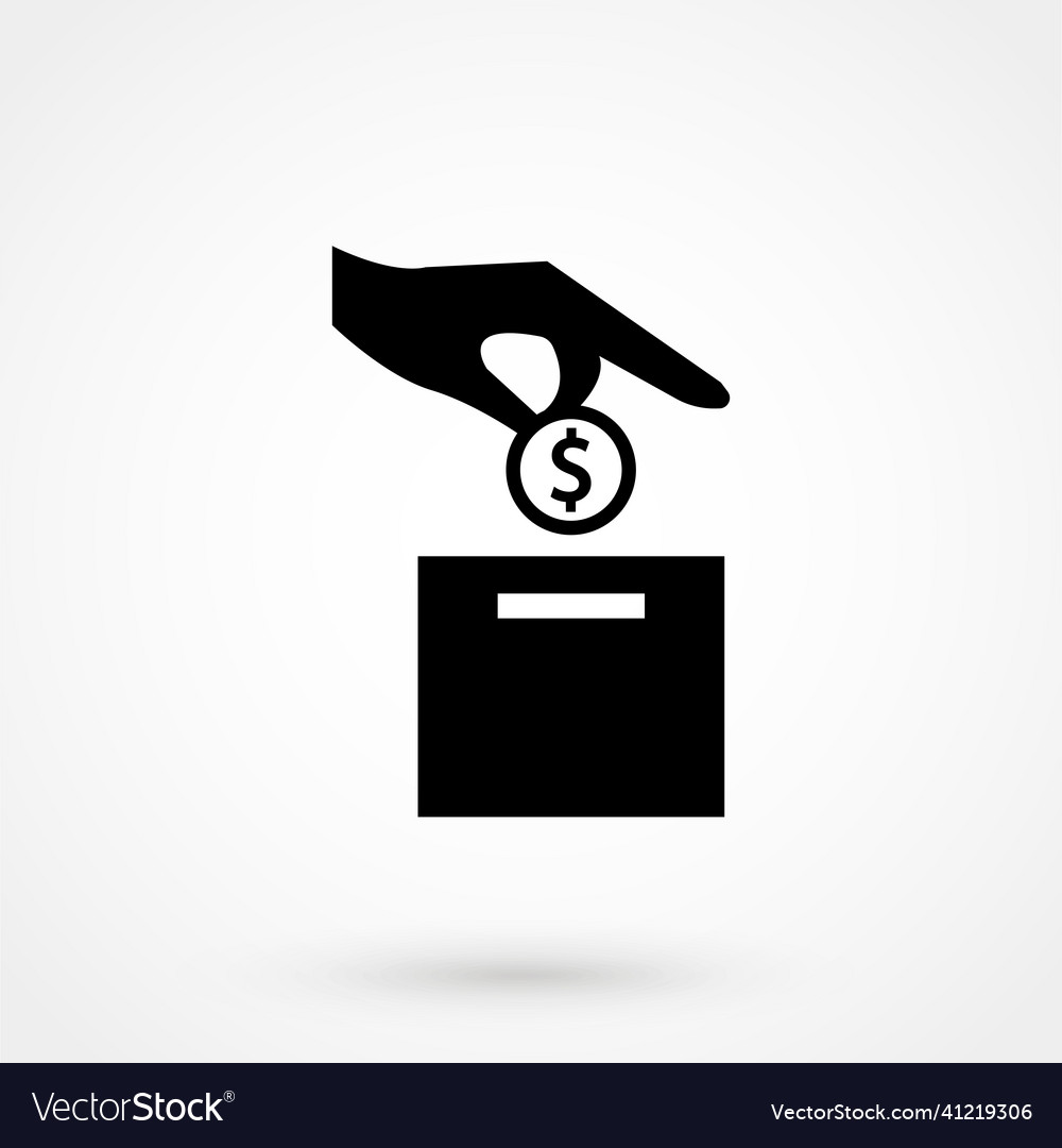 Give alms web icon design