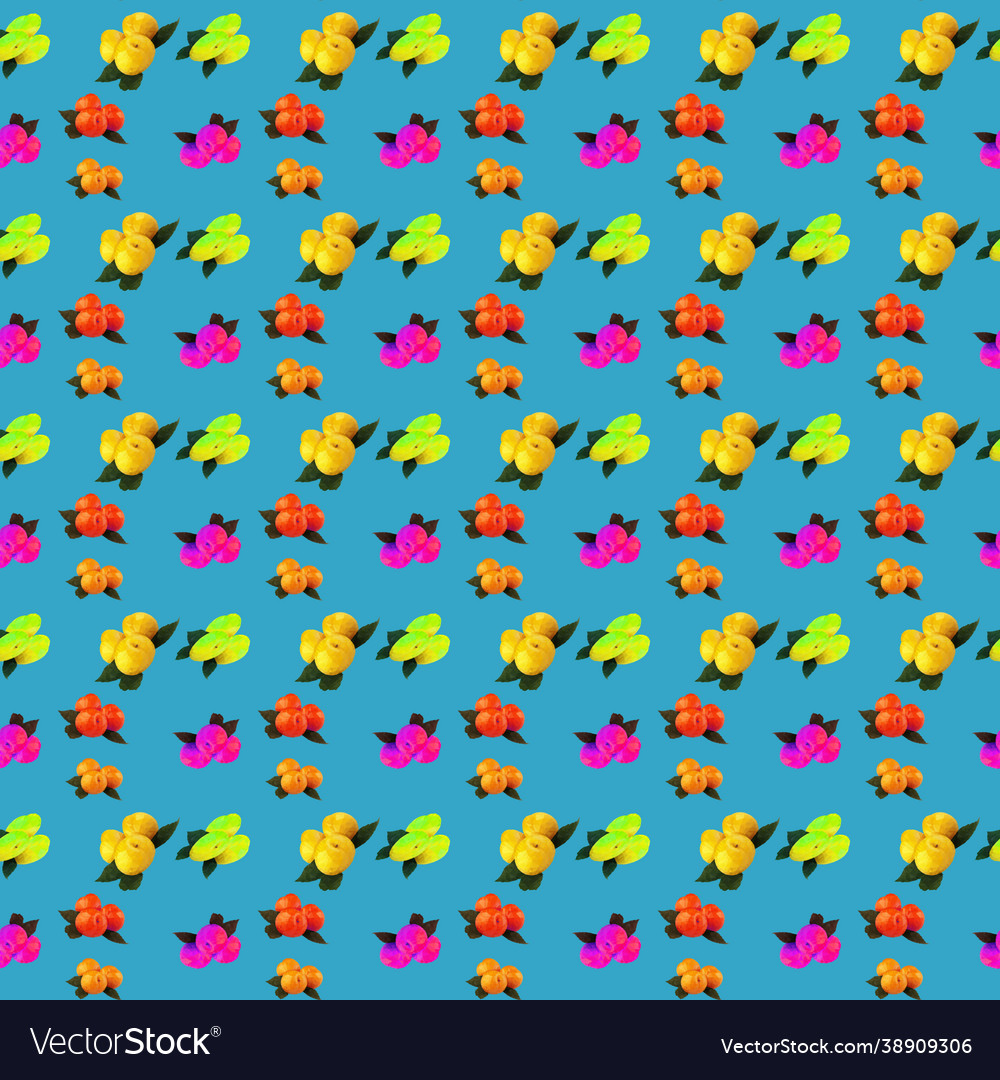 Plum pattern 2 vector image Plum pattern 2