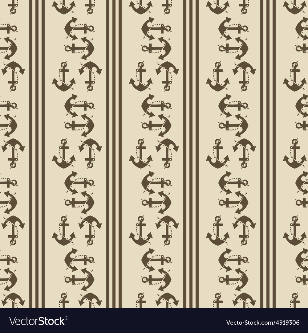 Seamless pattern of anchor helm