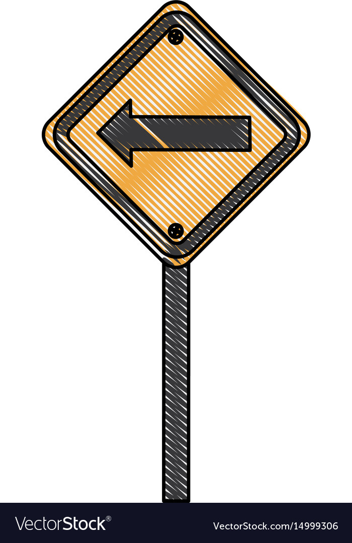 Traffic signal with left arrow