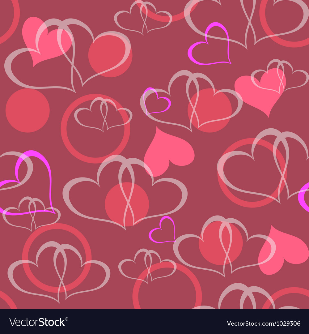 Valentine seamless hearts pattern