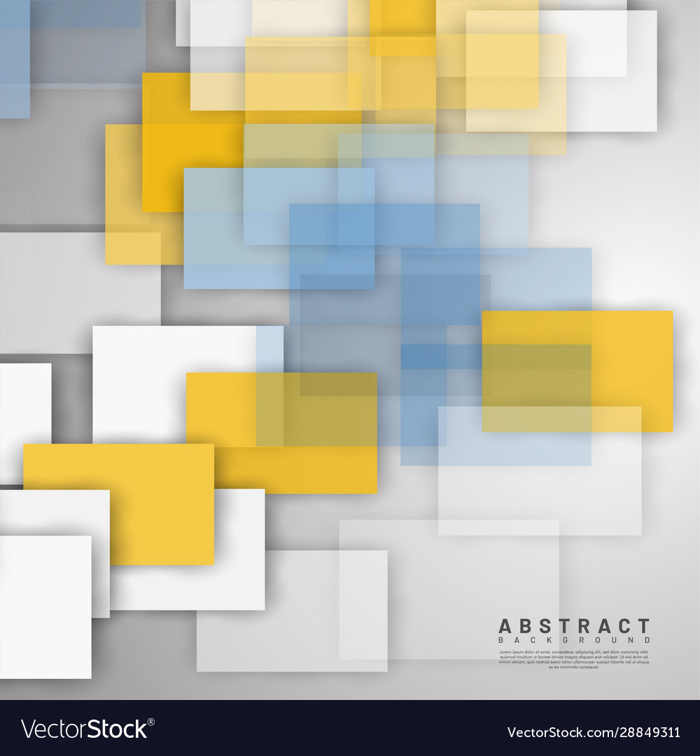 Abstract background overlapping full-color square vector image Abstract background overlapping full-color square