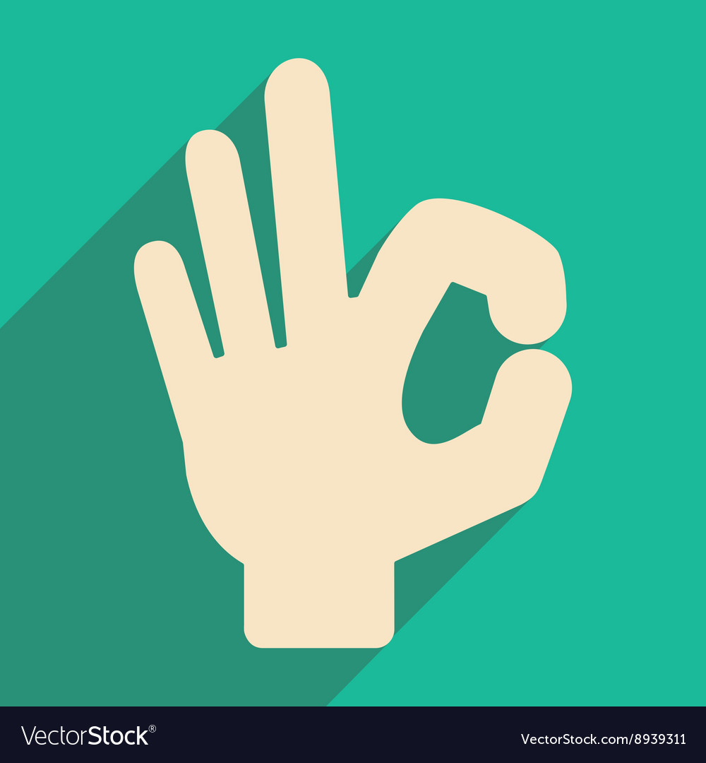 Flat with shadow icon and mobile application right