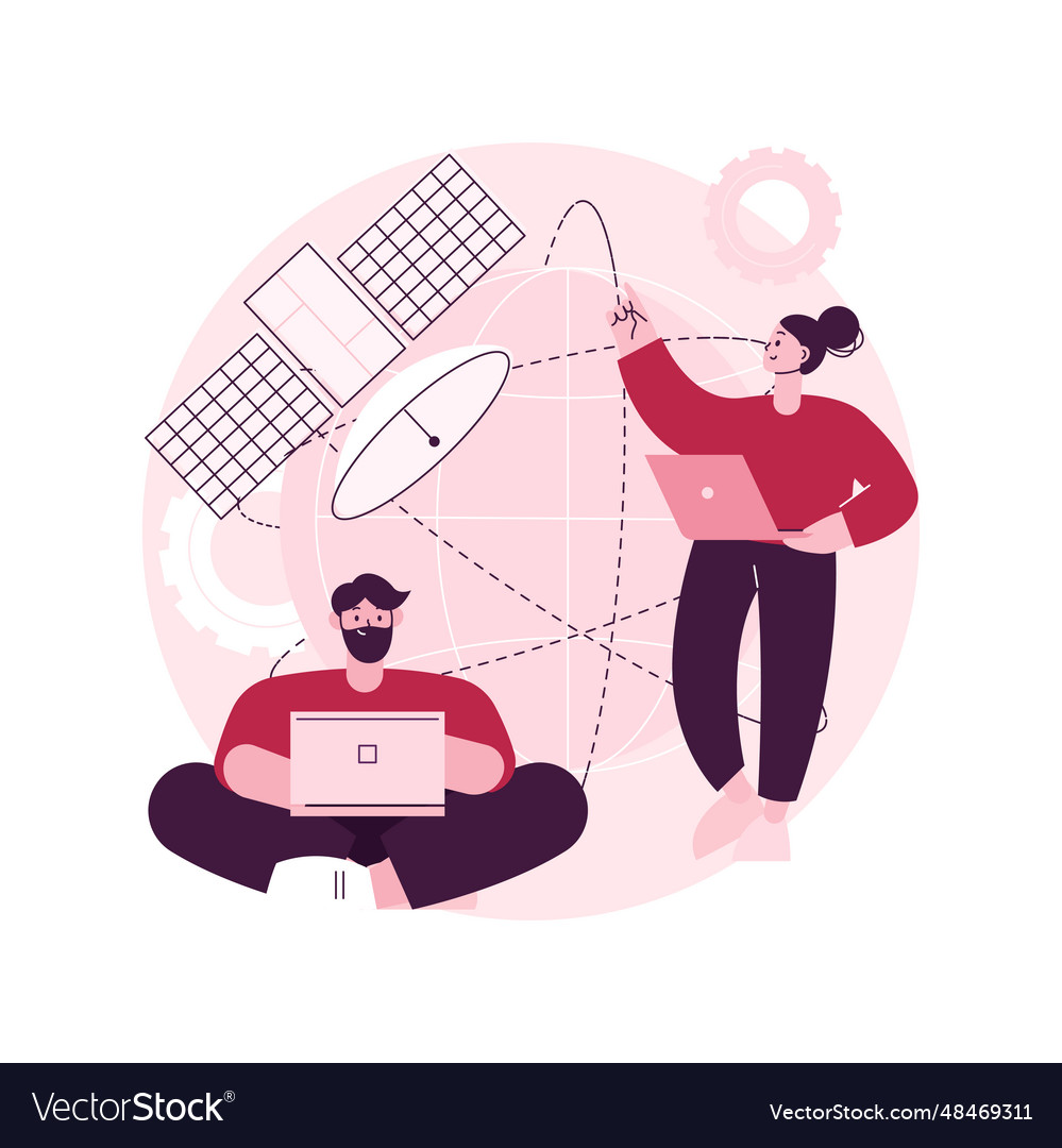Global web connection abstract concept vector image Global web connection abstract concept
