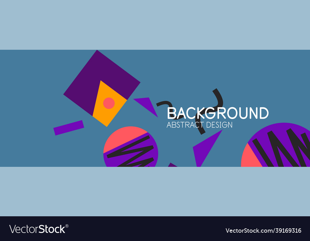 Abstract background blocks lines triangles vector image Abstract background blocks lines triangles