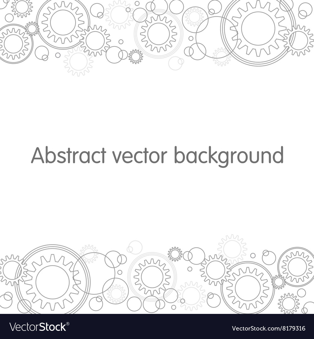 Abstract Gear Background