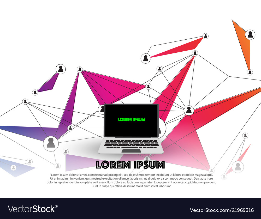 Abstract geometric pattern and background vector image Abstract geometric pattern and background