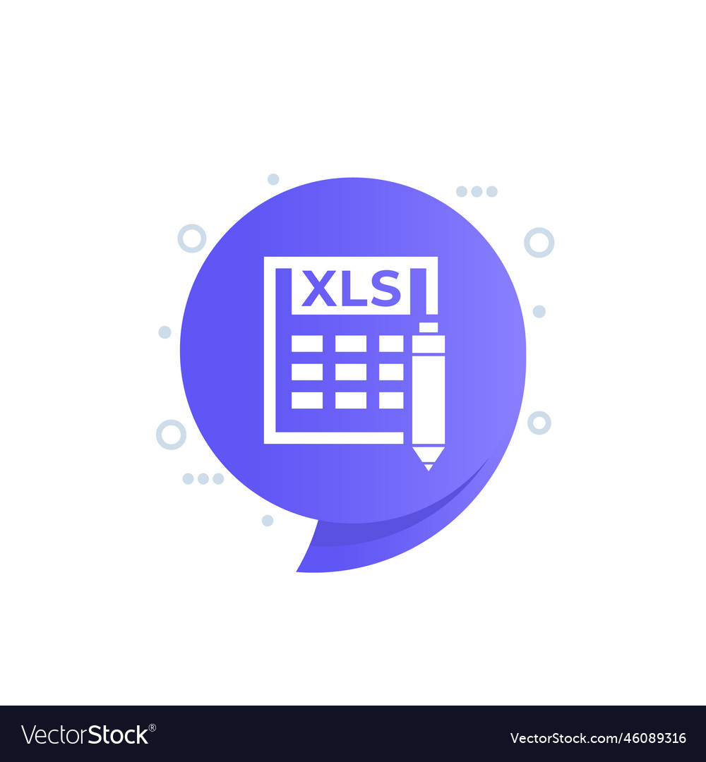 Edit xls document icon for web