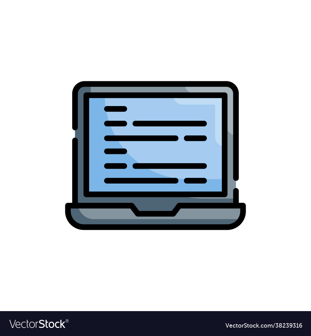 Programming style vector image Programming style