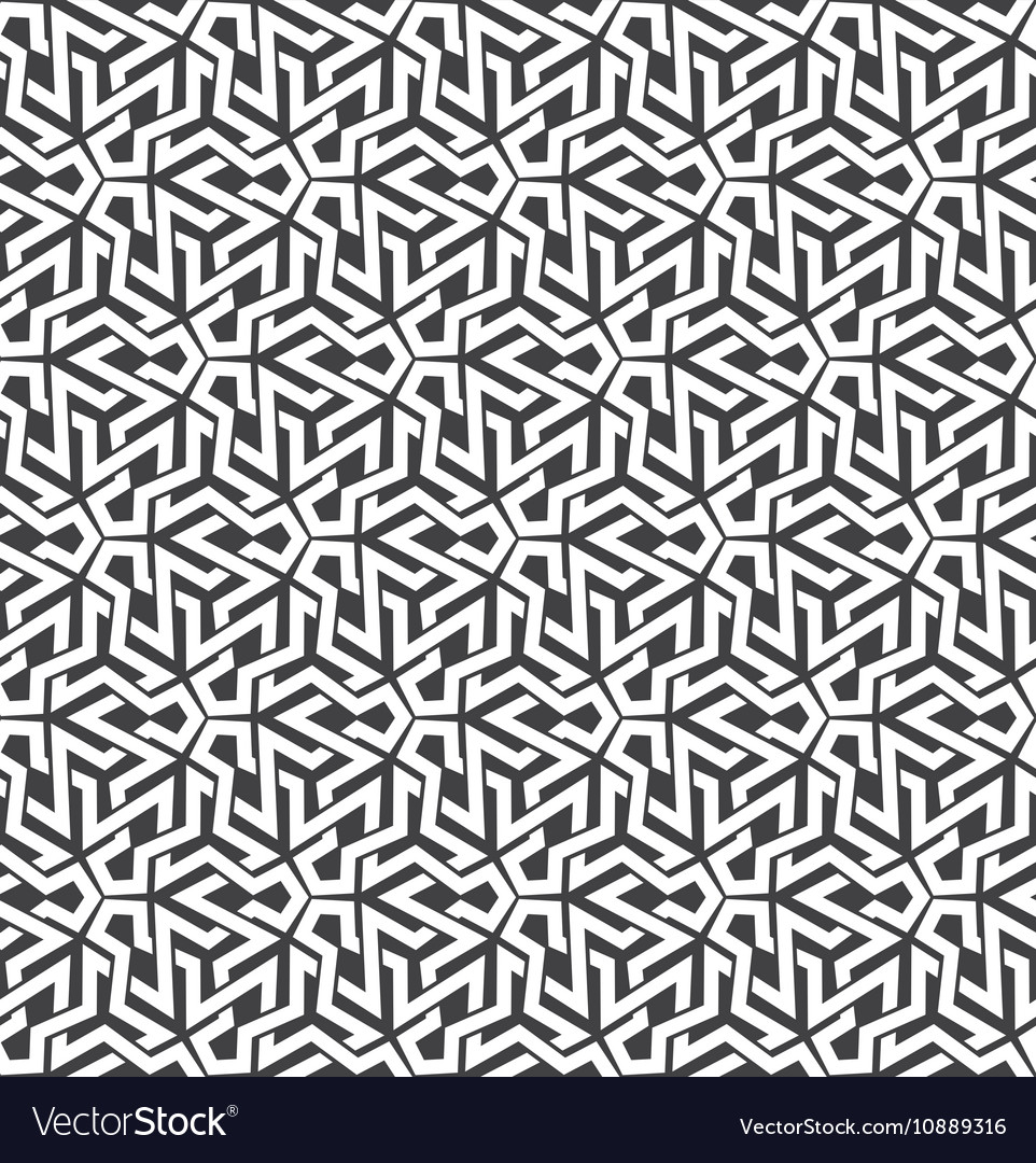 Seamless pattern of intersecting polygons