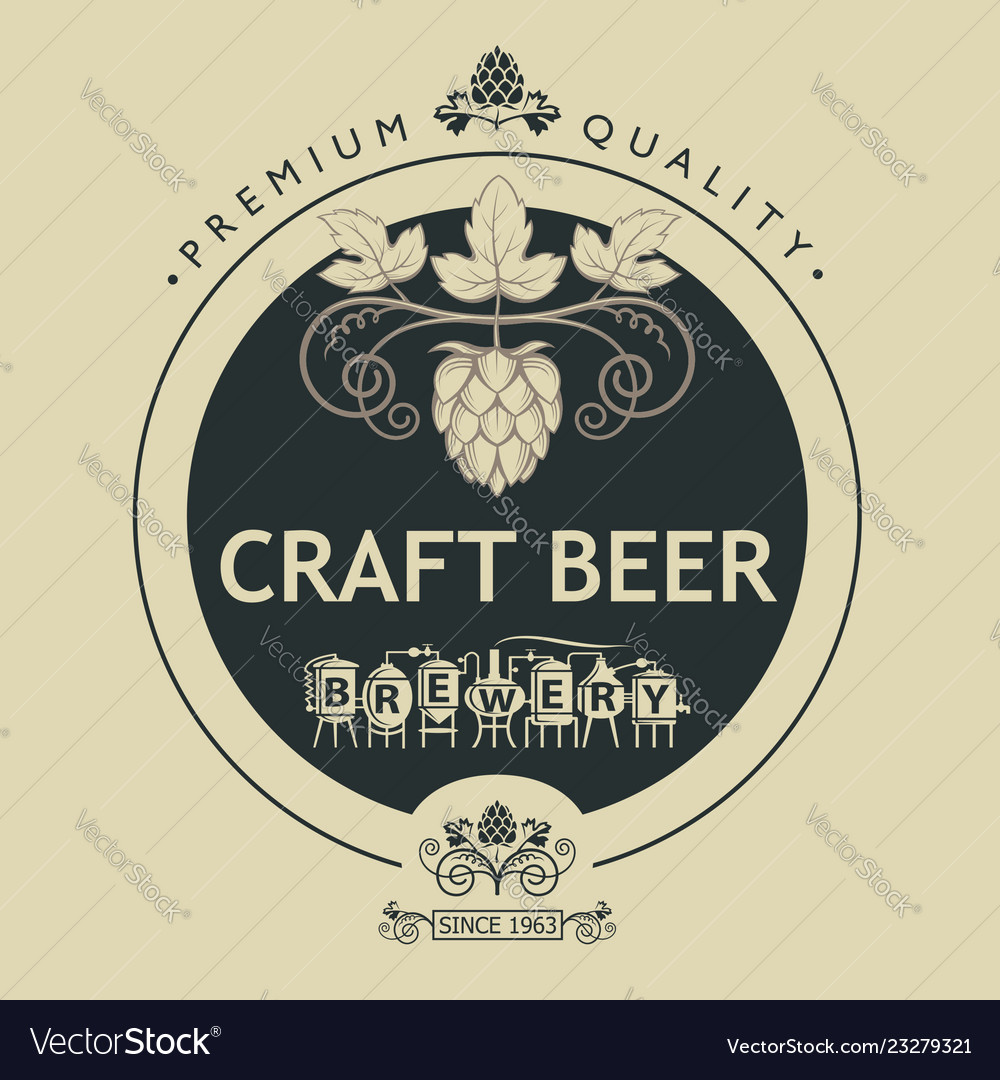 Beer label design