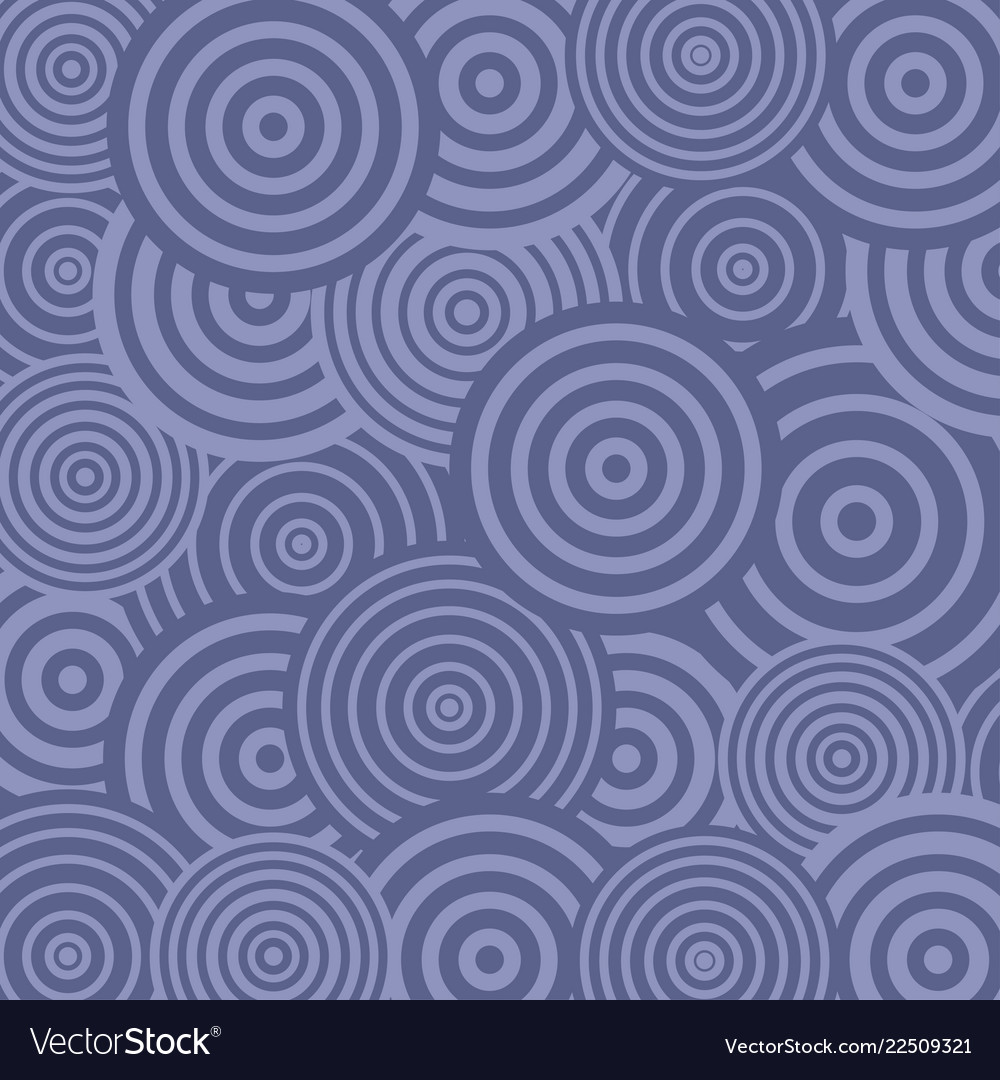 Blue abstract overlap circle pattern seamless