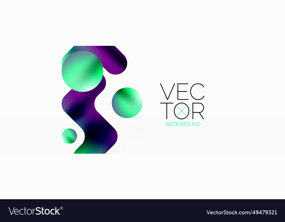 Gradient geometry minimalist fusion of lines