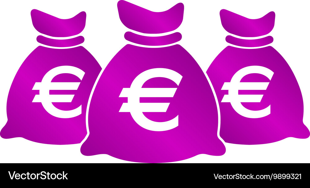 Money bag icon Royalty Free Vector Image - VectorStock