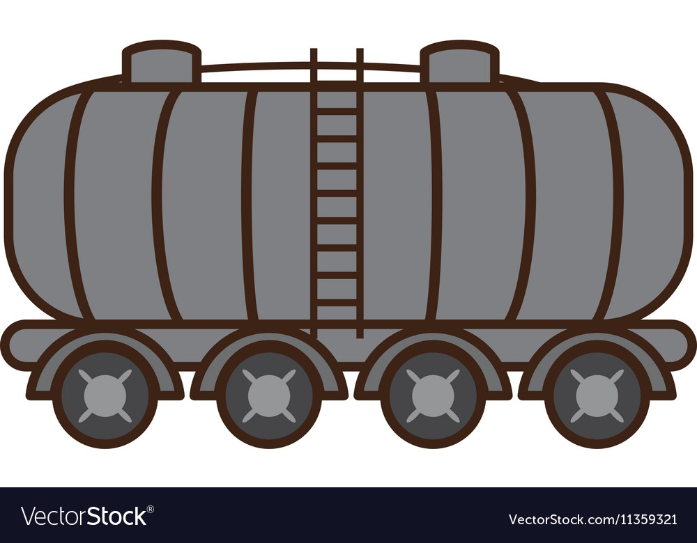 Oil tanker truck transport