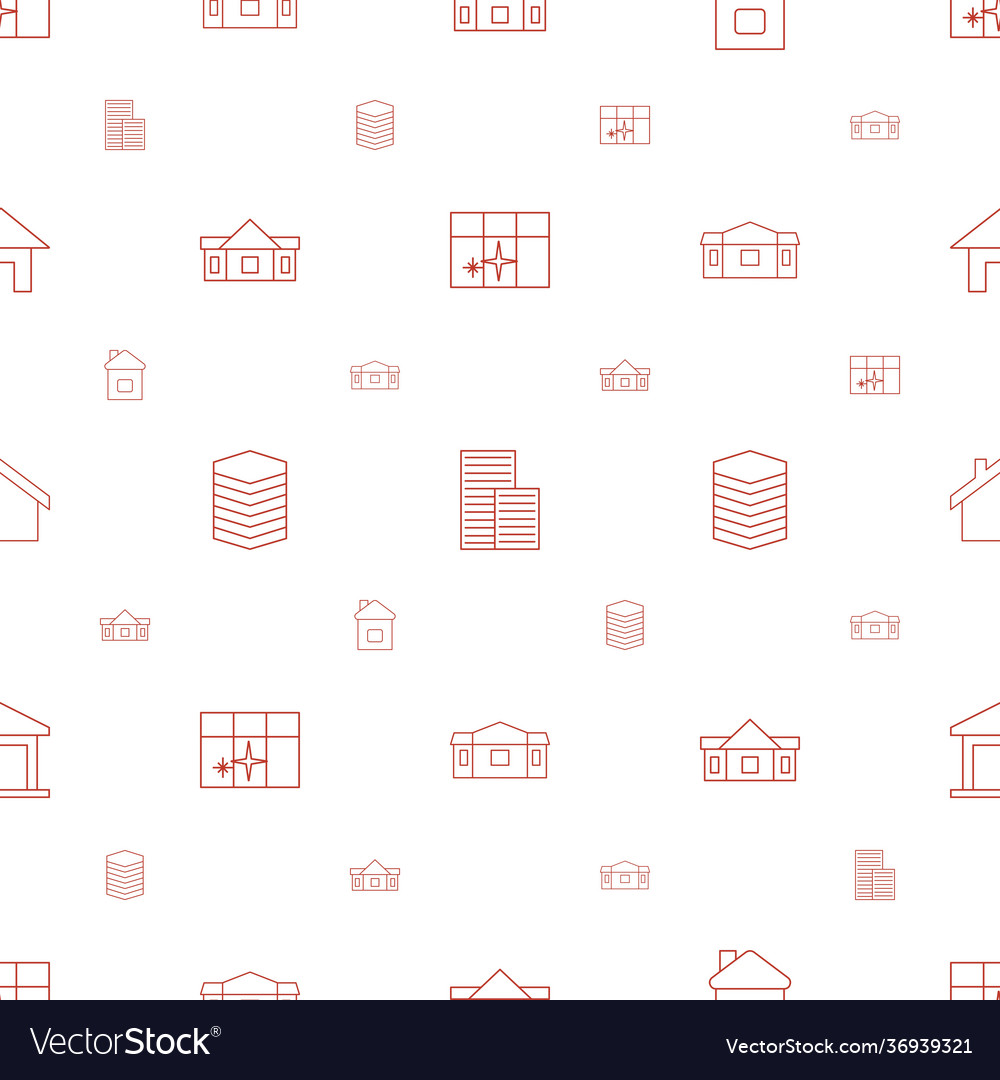 Real icons pattern seamless white background Vector Image