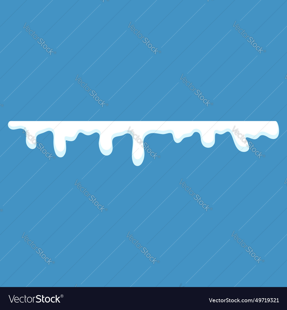 Snow cap winter theme design Royalty Free Vector Image