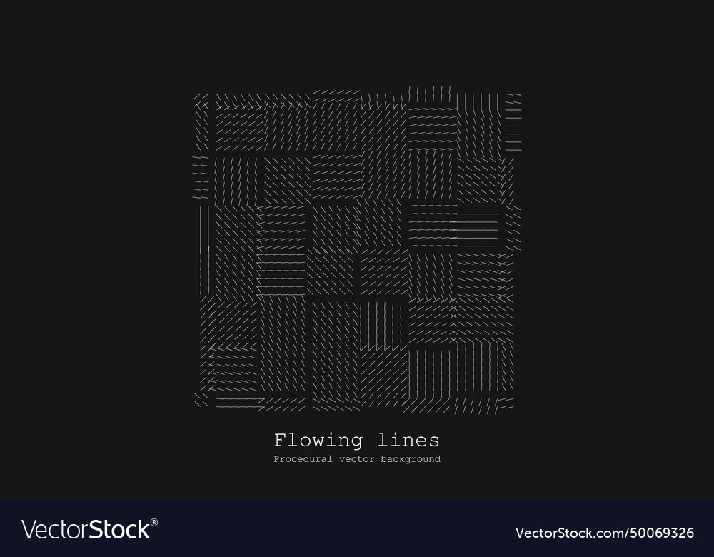 Abstract line matrix pattern noise flow dynamic vector image Abstract line matrix pattern noise flow dynamic