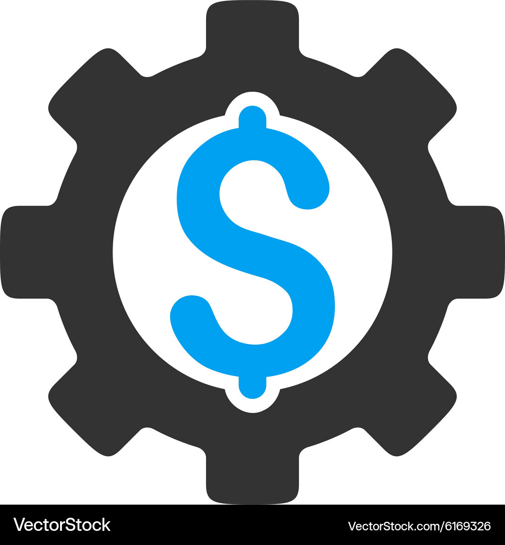 Development cost icon Royalty Free Vector Image
