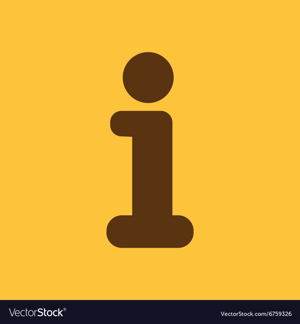 Informationen Icon Info und faq Symbol flach