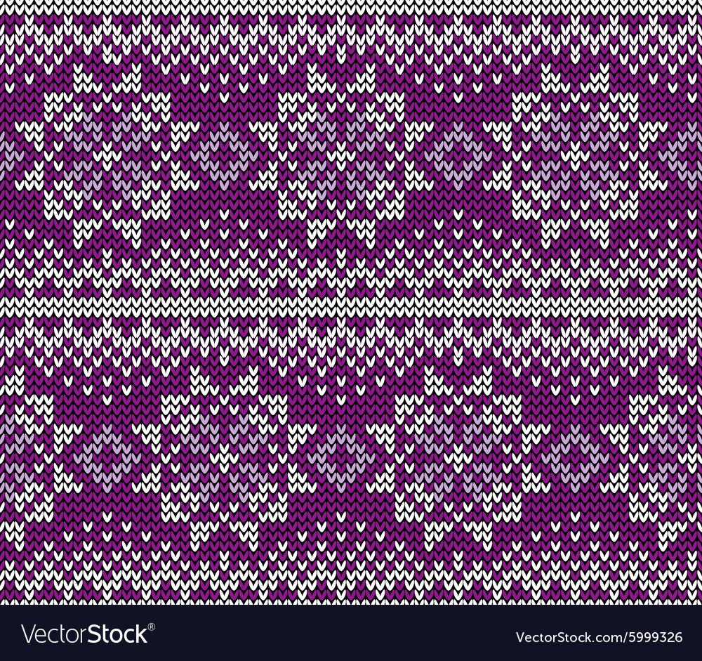 Seamless wool knitted pattern Royalty Free Vector Image
