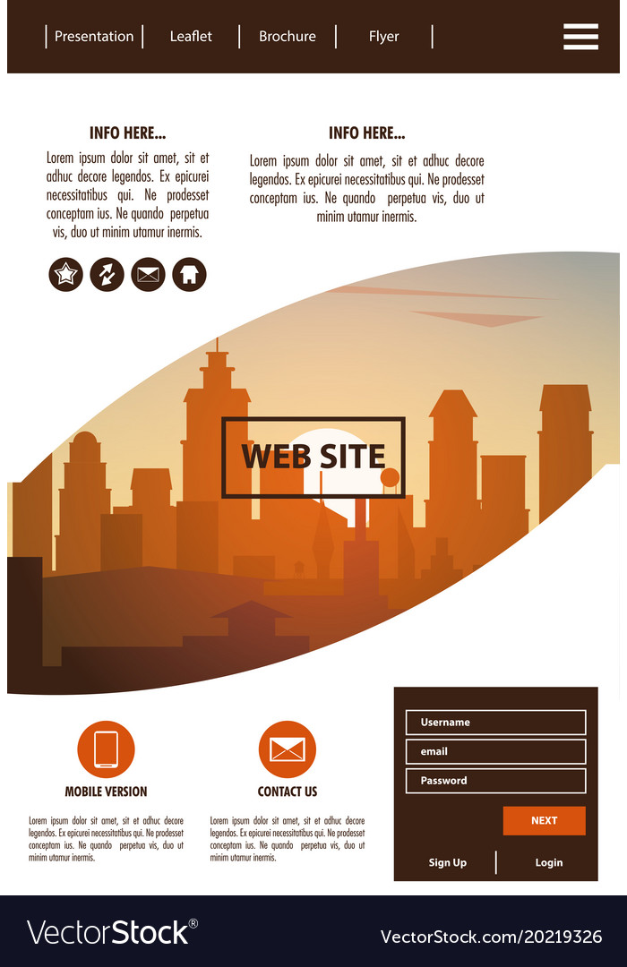 Urban website template