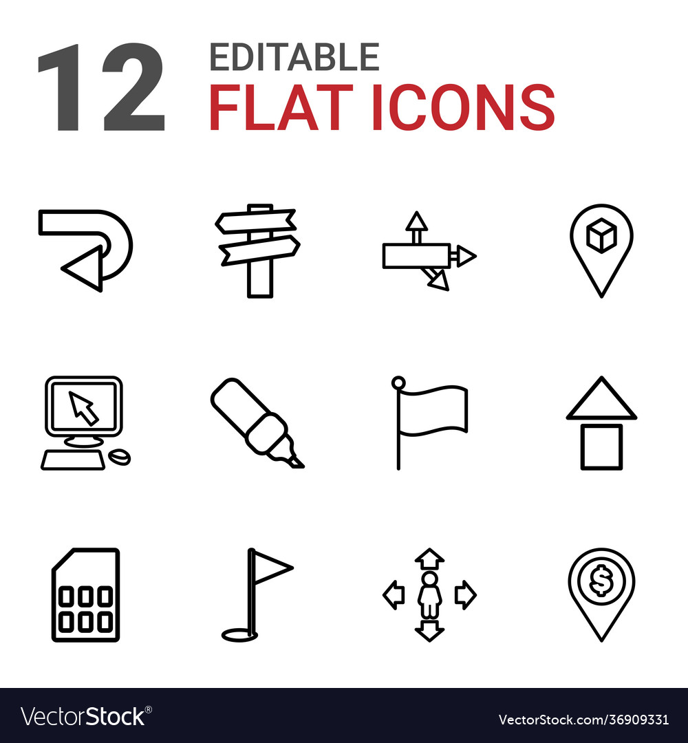 12 pointer icons