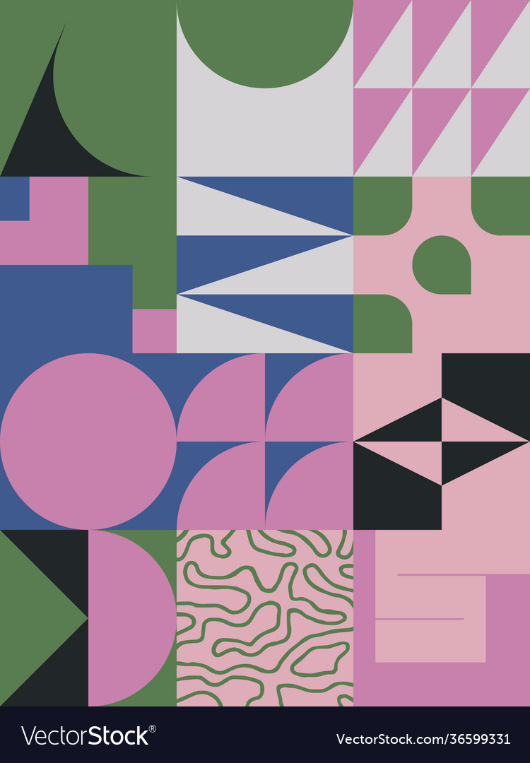 Abstract pattern design elements