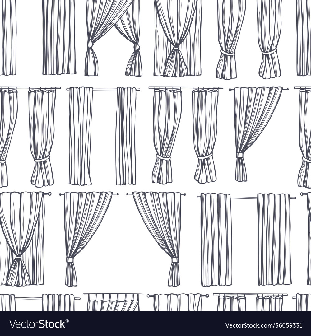 Curtains for windows pattern