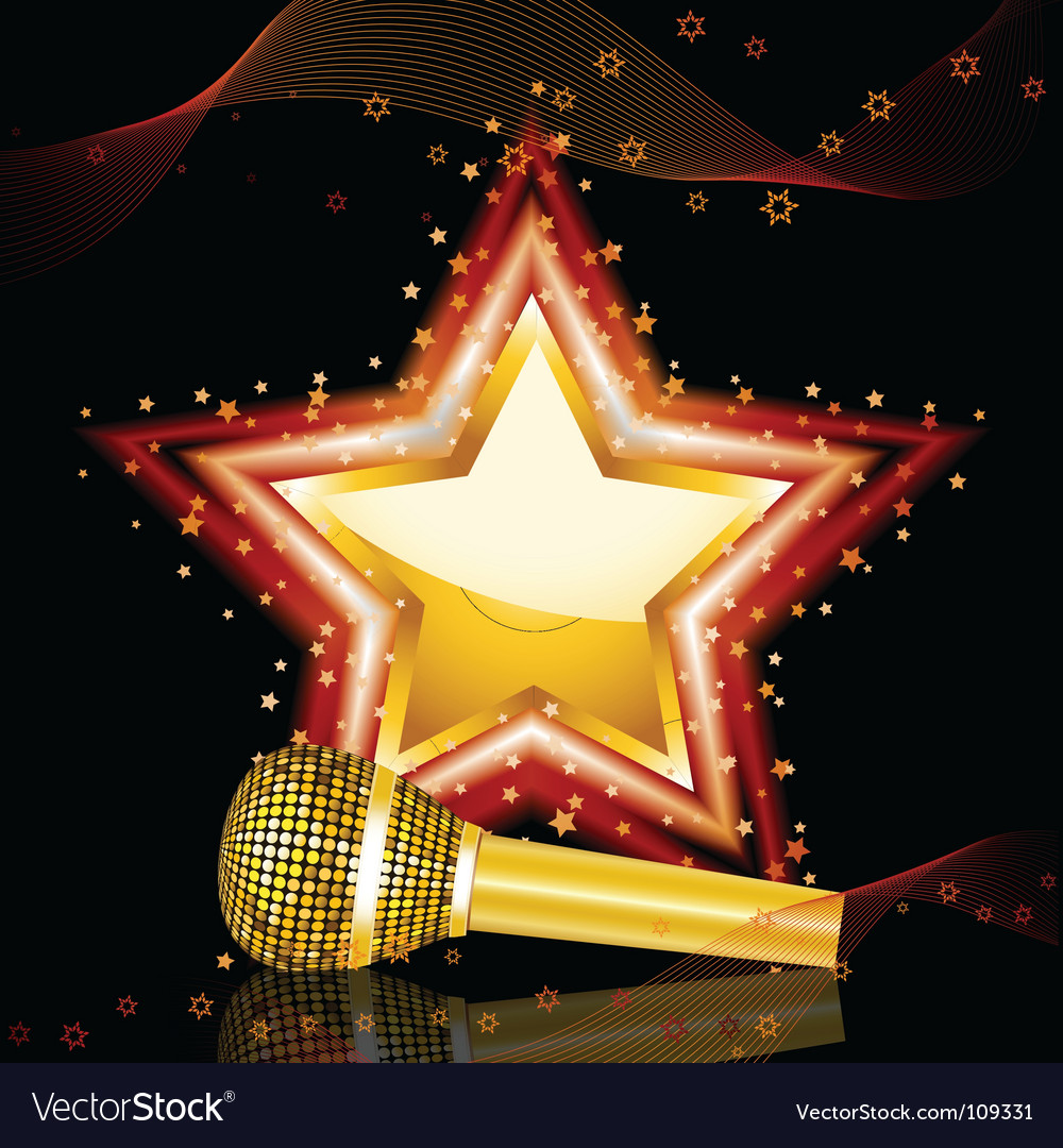 Disco Star Pop Background