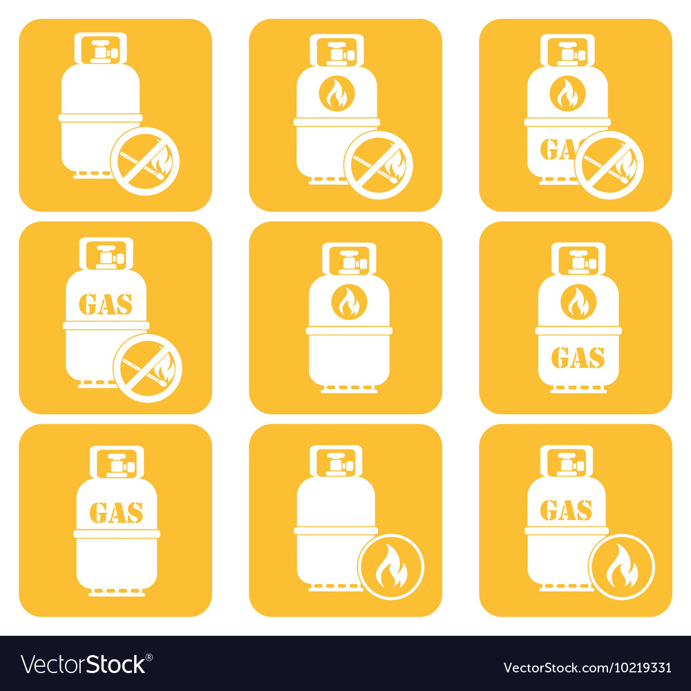 Set of tourist cooking equipment icons