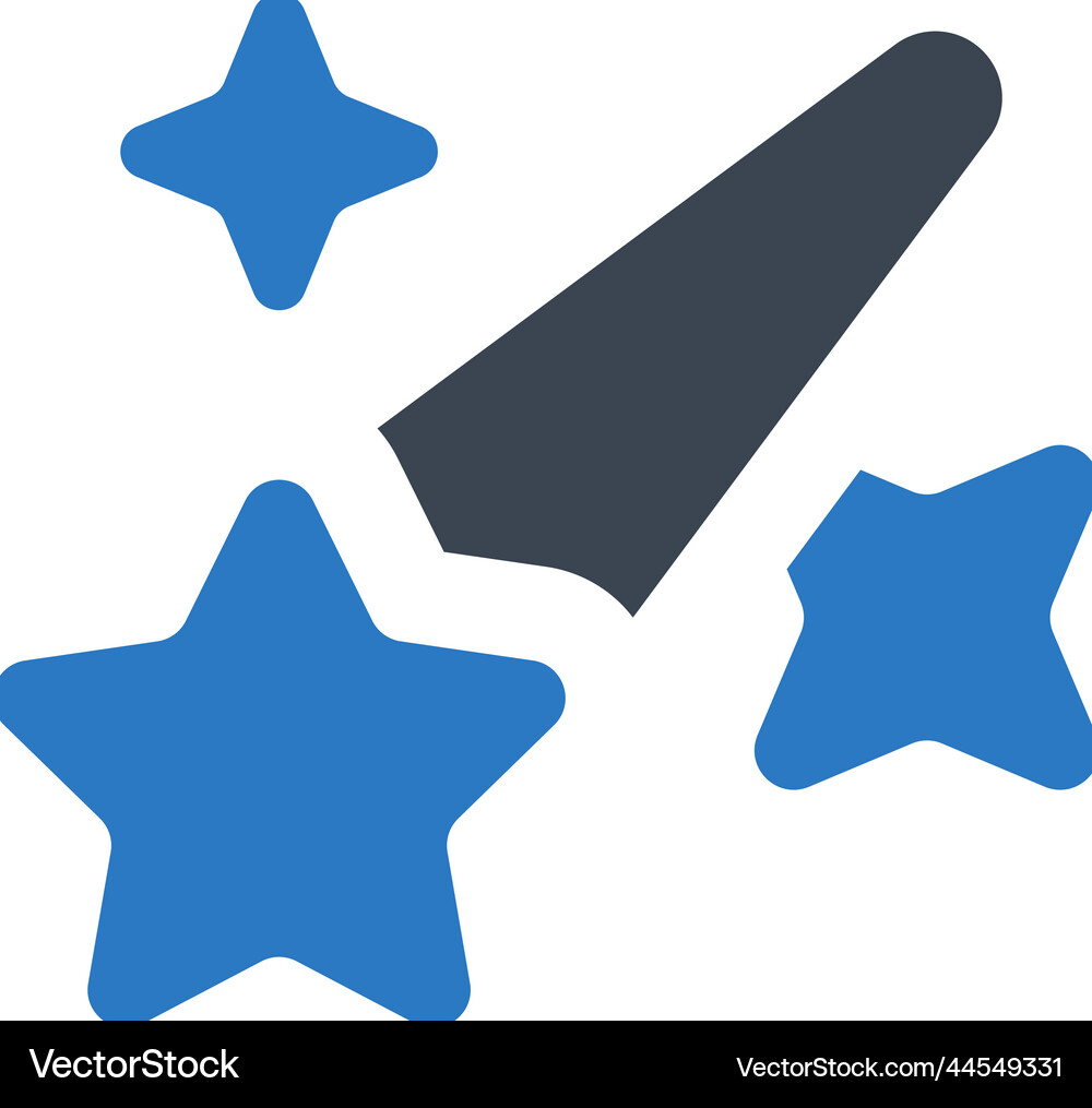 Star falling icon Royalty Free Vector Image - VectorStock