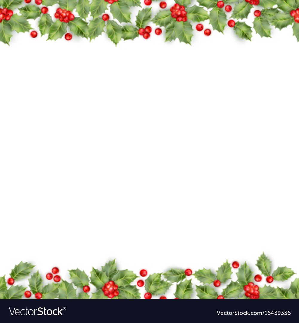 Weihnachten Holly Berry Bord