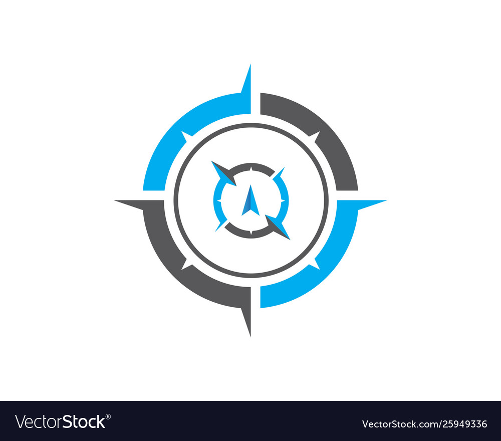 Compass logo icon template