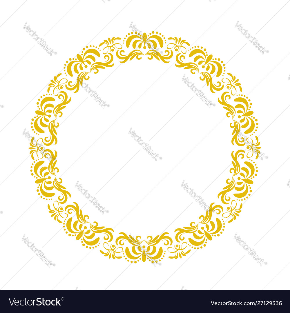 Decorative frame elegant element for design vector image Decorative frame elegant element for design