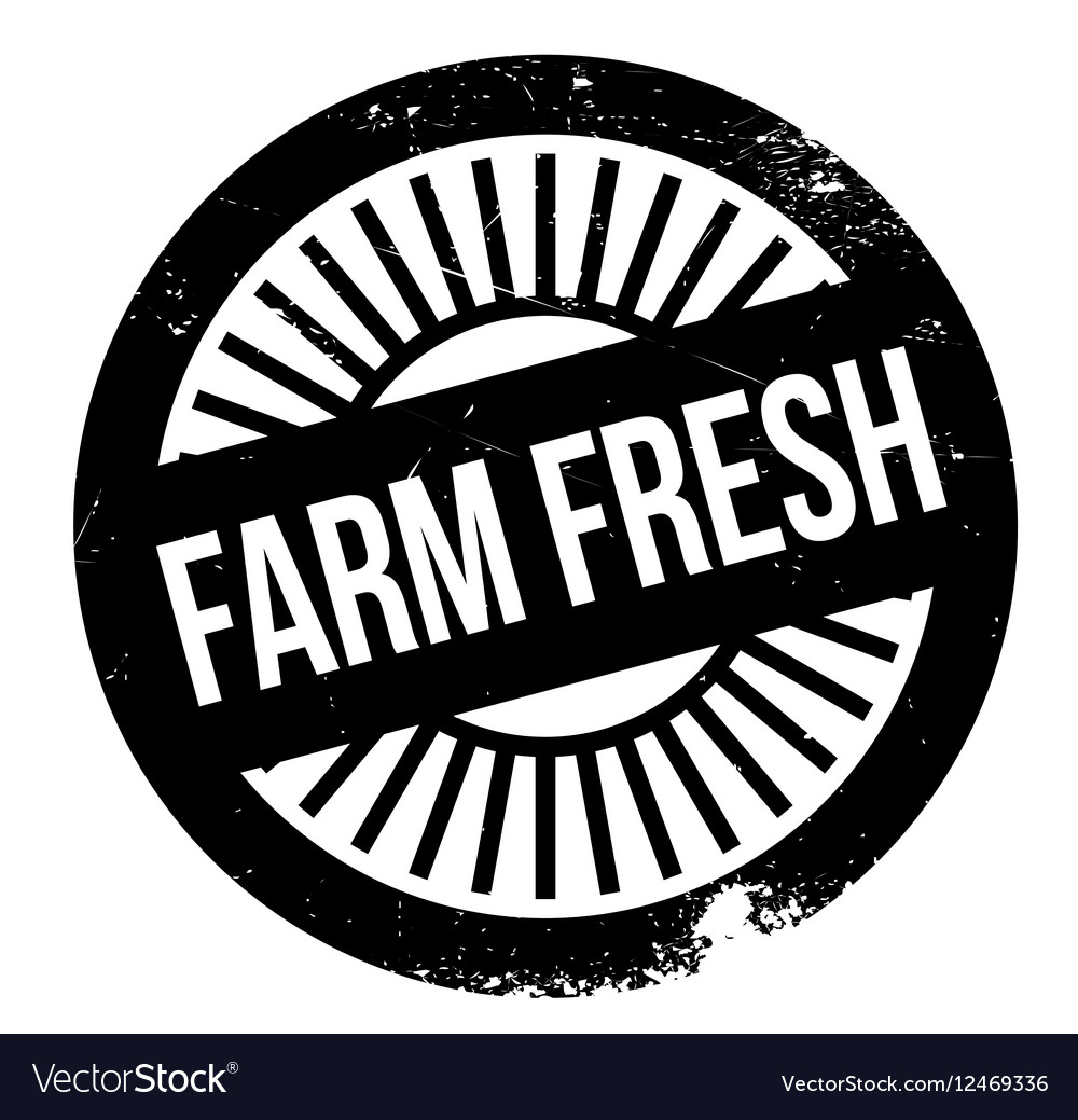 Farm fresh stamp